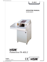 HSM Powerline FA 400.2 Operating Instructions Manual