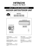 Hitachi RAC-S10H2 User manual