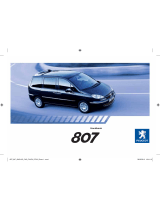 Peugeot 807 User manual