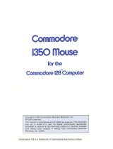 Commodore I35O User manual