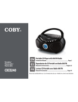 Coby CXCD240BLU User manual