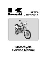 Kawasaki KLX250 D-Tracker X User manual