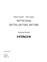 Hitachi SH7750 series User manual