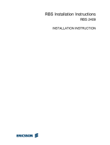 Ericsson RBS 2409 User manual