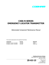 COBHAM C406-N HM Abbreviated Component Maintenance Manual