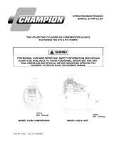 Champion R15B Operation & Maintenance Manual