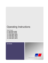 MTU 16 V 2000 M51A Operating Instructions Manual