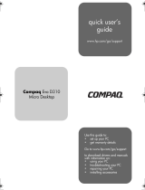 Compaq Evo D310 Microtower User manual