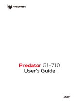 Predator G1-710 User manual