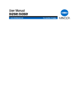 Konica Minolta Di250f User manual