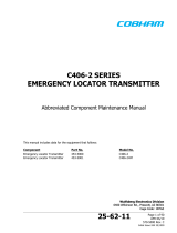 COBHAM C406-2 SERIES Abbreviated Component Maintenance Manual