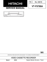 Hitachi VT-FX795A User manual