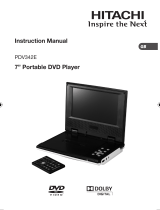 Hitachi PDV342E User manual