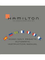 Hamilton Khaki Navy Regatta Automatic User manual
