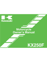 Kawasaki KX250F 2009 Owner's manual