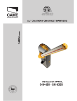 CAME G4140IZU Installation guide