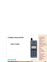 Ericsson DT570 User manual