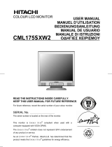 Hitachi CML174SXW2 User manual