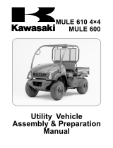 Kawasaki MULE 600 SERIES Assembly & Preparation Manual