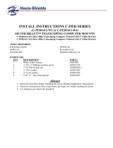 Havis-Shields Silver Billet Telescoping Computer Mounts C-PED Series User manual