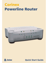 Corinex Powerline Router Quick start guide