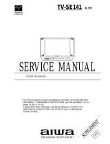 Aiwa TV-SE141 K User manual