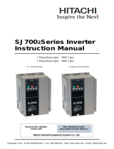 Hitachi SJ700-370HFU2/E User manual