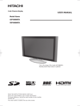 Hitachi 42PD8800 User manual