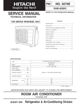 Hitachi RAM-35QH5 User manual