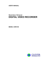Clover CDR-1610 User manual