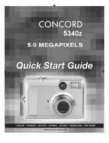 Concord Camera 5340z Quick start guide