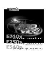 Lanzar E750S User manual