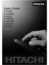 Hitachi C1422RS User manual
