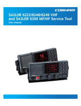 COBHAM SAILOR 6249 VHF User manual