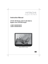 Hitachi L22D01CW User manual