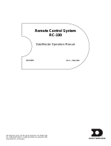 Daktronics RC-100 Operating instructions