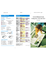 Ericsson Dialog 3212 Quick Reference Manual