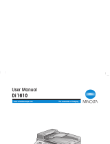 Konica Minolta Di 1610 User manual