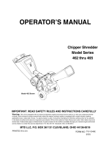 MTD Series 465 User manual