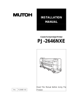 MUTOH PJ-3346NXE Installation guide