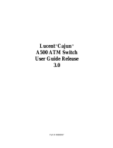 Lucent Technologies Cajun A500 User manual