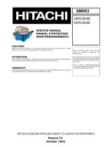 Hitachi 42PD3000E User manual