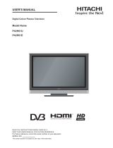 Hitachi P42H01U User manual