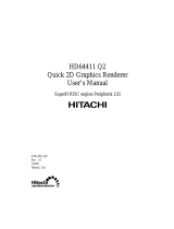 Hitachi HD64411 Q2 User manual