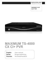 Maximum TS-4000 User manual