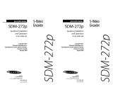 Miranda SDM-272p Manual To Installation And Operation