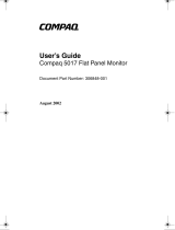 Compaq 5017 - TFT - 15" LCD Monitor User manual