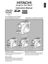 Hitachi DZMV750MA - DVD Camcorder w/16x Optical Zoom User manual