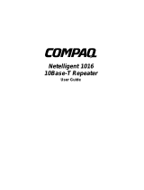 Compaq Netelligent 1016 User manual