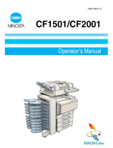 Minolta CF1501 User manual